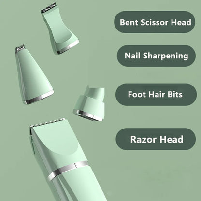 4-In-1 Multi-Functional Electric Dog Clippers Professional Dog Hair Trimmer Cat Nail Grinder Electric Shaver Pet Grooming Tools
